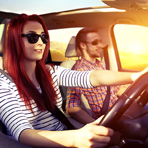 StreetSmarts girl driving with a seatbelt
